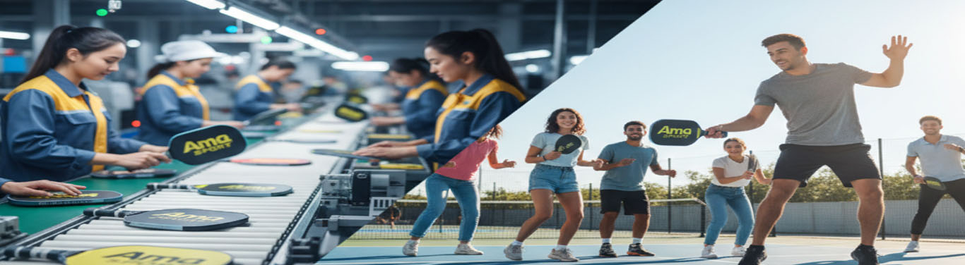 Nhà máy sản xuất vợt pickleball ama sport 3