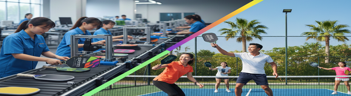 Nhà máy sản xuất vợt pickleball ama sport 4