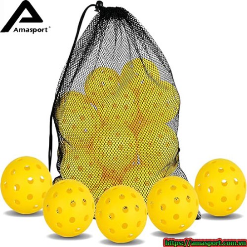 Bộ 20 Quả Bóng Pickleball PICKLETECH 40 Lỗ – Độ Nảy Cao, Chuẩn Thi Đấu Ngoài Trời