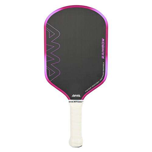 Vợt pickleball AMA SPORT Rainbow Pickleball - Viền màu tím