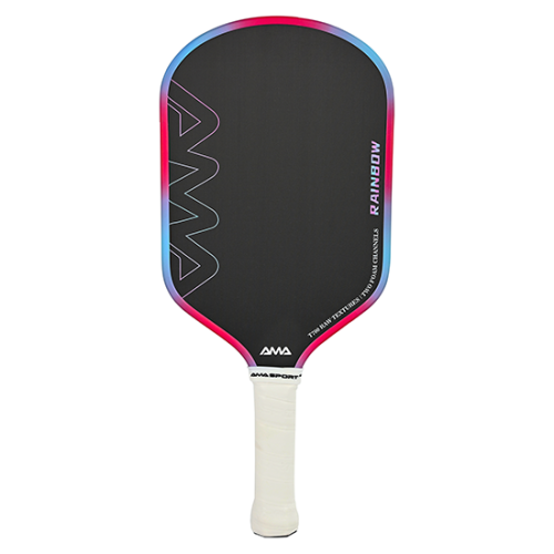 Vợt pickleball AMA SPORT Rainbow - Viền Hồng