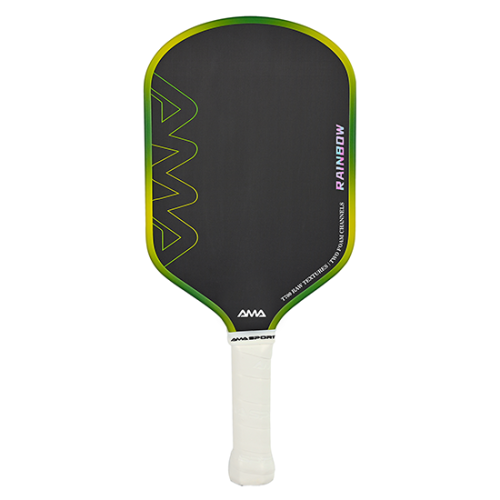 Vợt Pickleball AMA SPORT Rainbow - Viền xanh lá cây