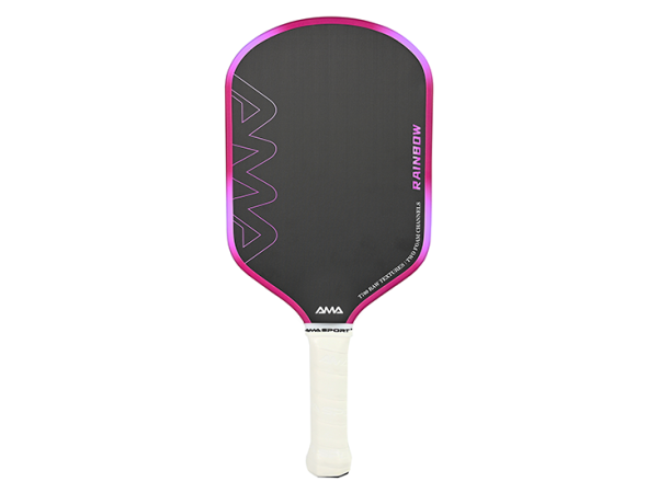 Vợt pickleball AMA SPORT Rainbow Pickleball - Viền màu tím