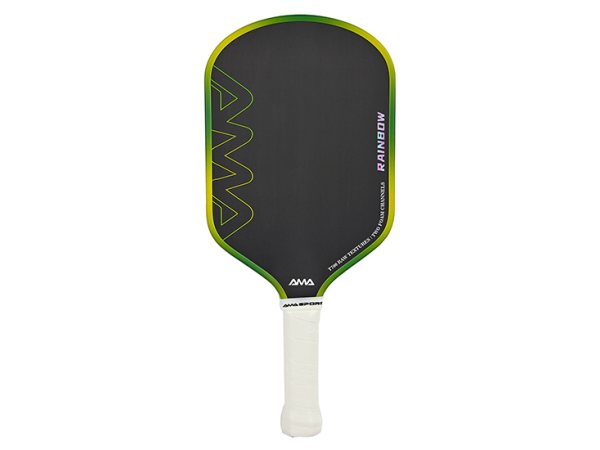 Vợt Pickleball AMA SPORT Rainbow - Viền xanh lá cây